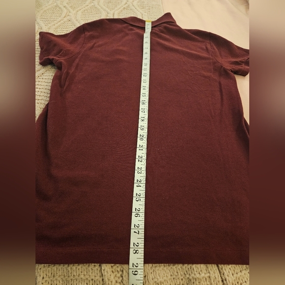 Ralph Lauren Polo Shirt with Navy Stripe Bear Logo Size M - Picture 5 of 5